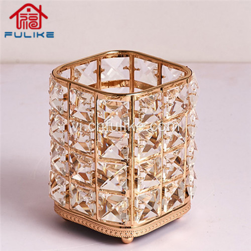 Hộp lưu trữ mỹ phẩm Golden Crystal Bling